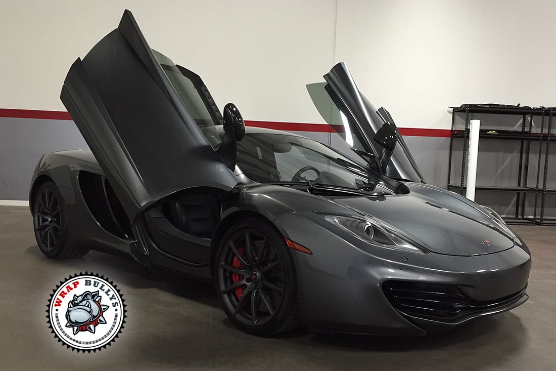 Gloss White Color Change Car Wrap. Call us today for pricing